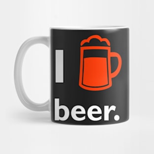 I Love Beer Mug